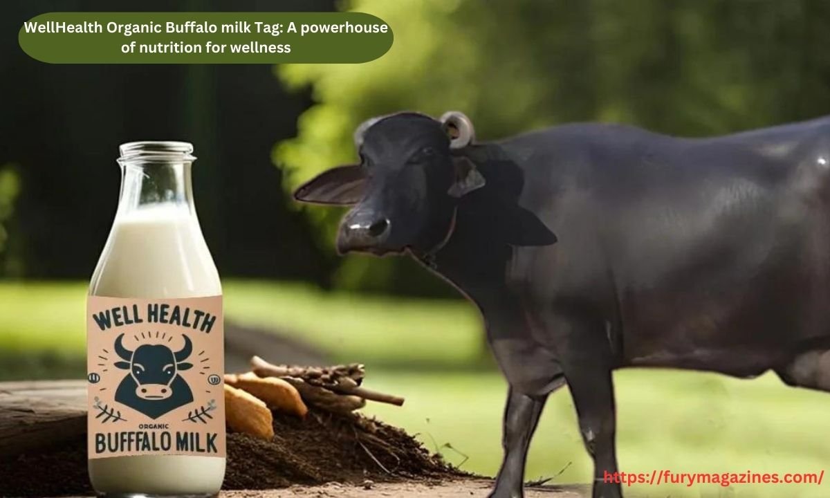 WellHealth Organic Buffalo milk Tag